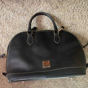 Dooney & Bourke Purse-Pebble Grain Zip Zip Satchel